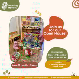 Learning Matters-Open House 14 Dec 2024