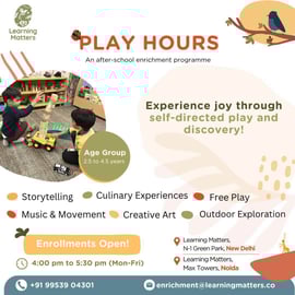 Learning Matters-Play Hour An After school enrichment programme