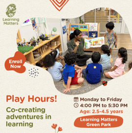 Learning matters-Play Hours programme for children