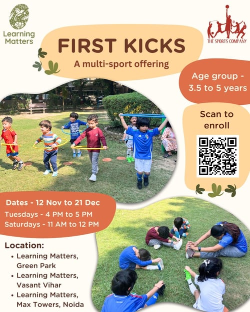 Learning matters-Sport class for kids (First Kicks a multi-sport)