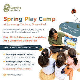 Learning Matters-Spring Play Camp (Green Park)