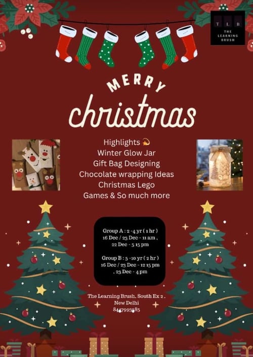 The-learning-brush- Merry christmas