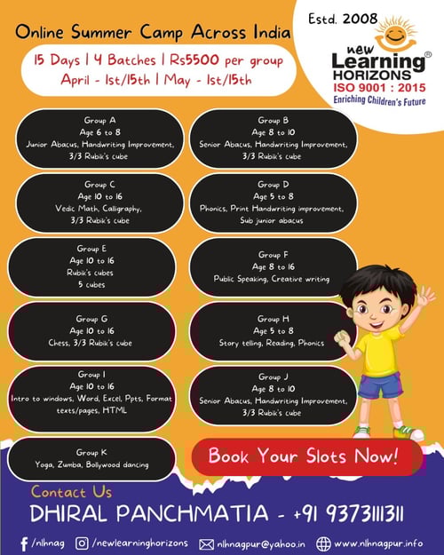 New Learning Horizon: Online Summer Camp 2025