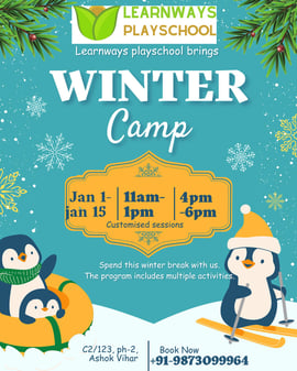 Learnways Playschool- Winter Camp