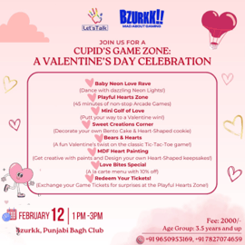 Lets Talk-Cupids game zone a valentines day celebration