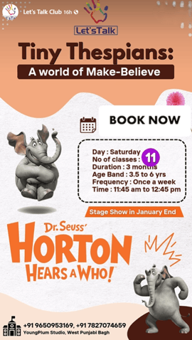 Lets Talk-Dr.Seuss' Horton Hears A Who! (Drama & Theatre for kids)