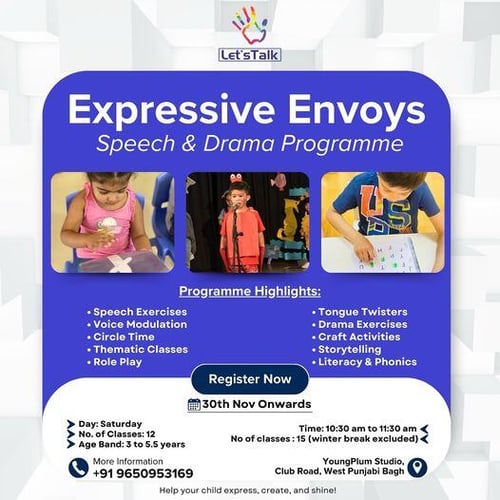 Lets Talk-Expressive Envoys! (speech & drama programme)
