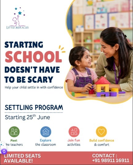 little Miracles Preschool-Settling Program for Little Learners