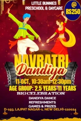 Little Bunnies-Navratri Dandiya for kids