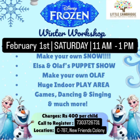 Little Cambridge-Frozen Workshop