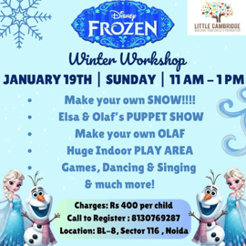 Little Cambridge-Winter workshop Frozen Theme