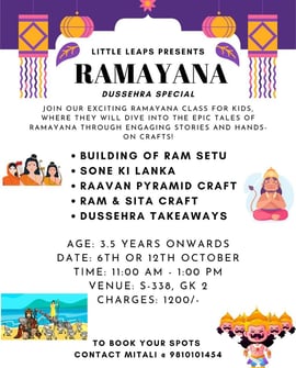 Little Leaps-Ramayana Dussehra Special