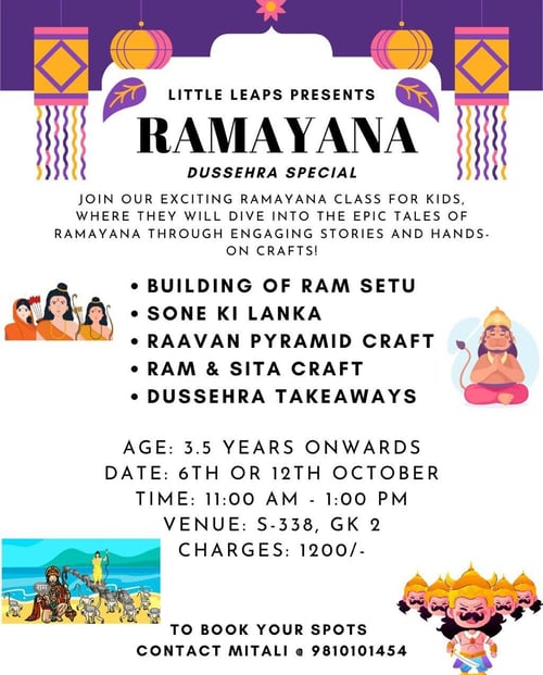 Little Leaps-Ramayana Dussehra Special