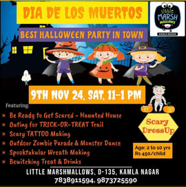 Little Marsh Mallows-Halloween Party for kids