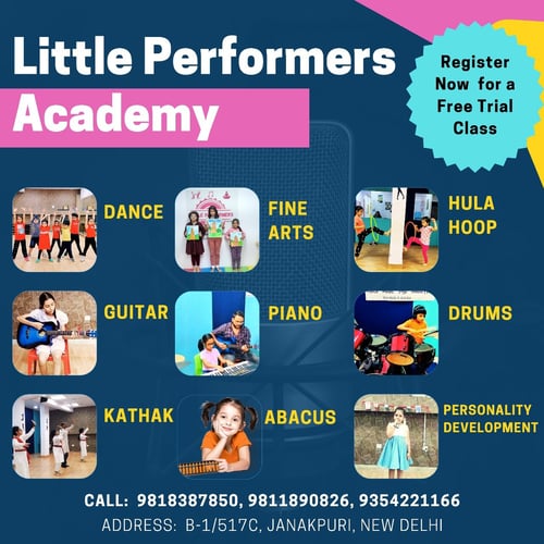 Little Performers-Music & Dance, Art & Craft, Stem Classes