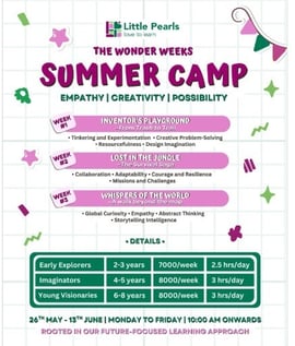 Little Pearls Play School-The Wonder Weeks Summer Camp