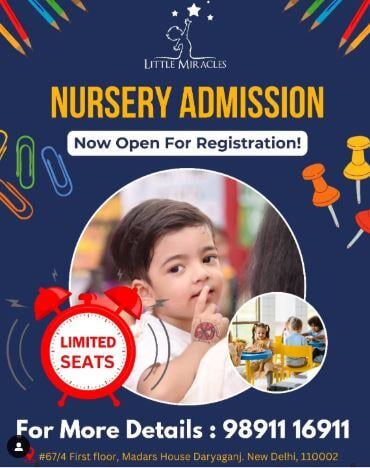 LITTLE MIRACLES : NURSERY ADMISSION