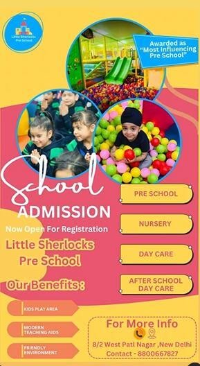 Little Sherlocks Pre School : Admissions Now Open