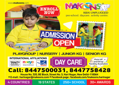 Makoons Hari Nagar-Admissions Open