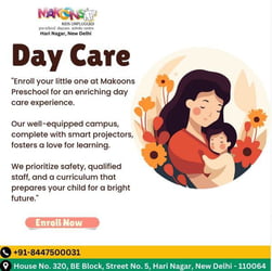 Makoons Preschool - Day Care Admissions Open