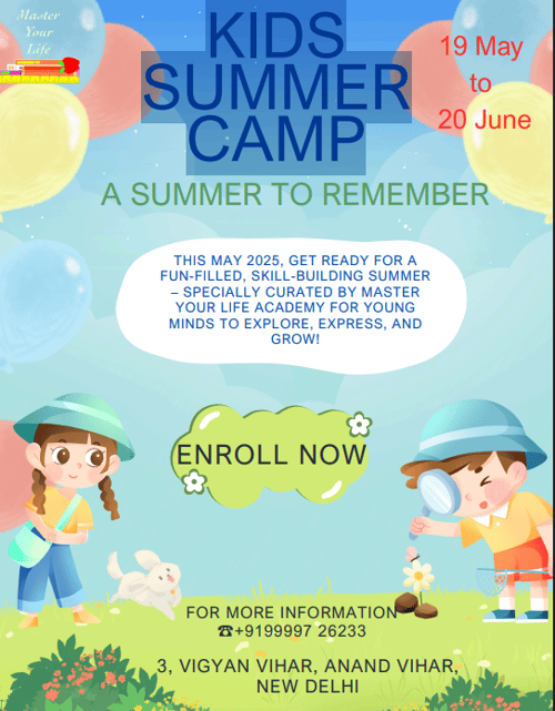 Master Your Life-Kids Summer Camp