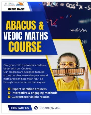 Maths Magic Abacus & Vedic Maths Course