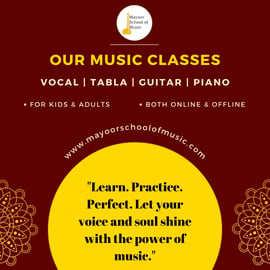 Mayoor School Of Music-Music Classes