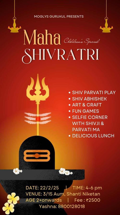 Moglys Gurukul-Maha Shivratri Childrens Special Workshop