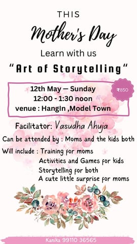 Hangin-Art of Storytelling (mothers day)