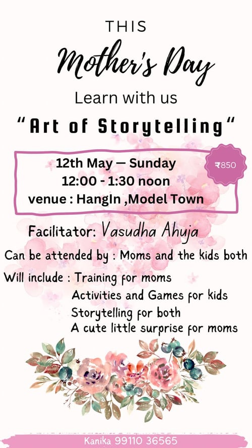Hangin-Art of Storytelling (mothers day)