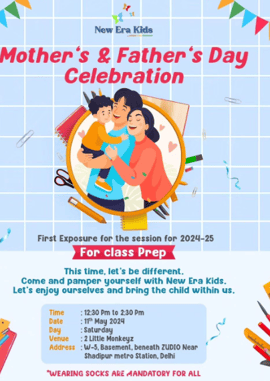 New Era Public School-Mothers & Fathers Day Celebration for class prep