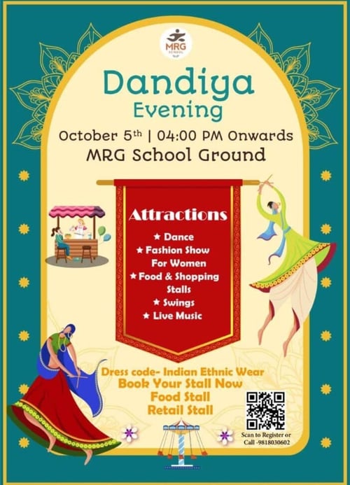MRG school-Dandiya Evening
