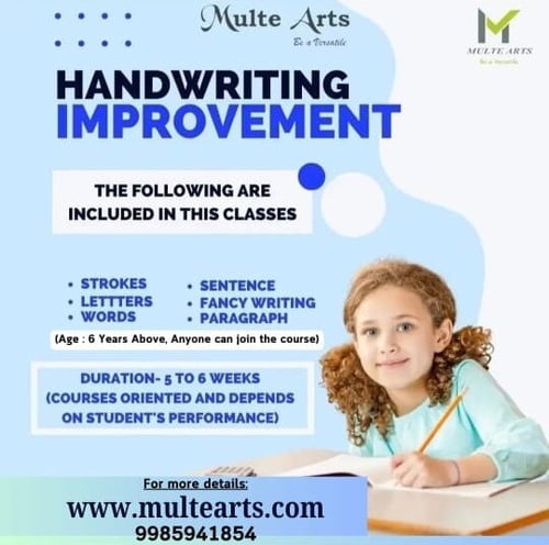 Multe Arts-Handwriting Improvement Classes