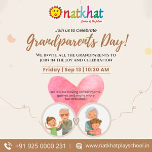 Natkhat Play School- Grandparents day celebration