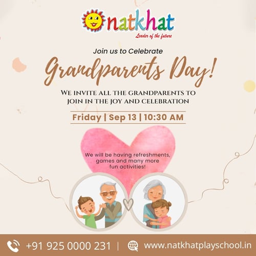 Natkhat Play School- Grandparents day celebration
