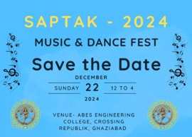 Natraj institute Of performing Arts-Saptak-2024 (Music & Dance fest)