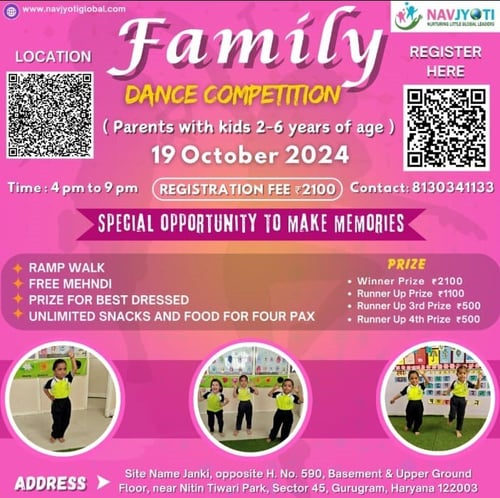 Navjyoti Global Foundation School-Family Dance Competition
