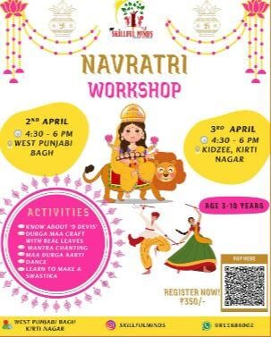 Skillfulmind: NAVRATRI WORKSHOP FOR KIDS