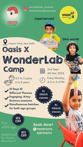 Oasis Art and Play Studio & Wonder Lab-Camp