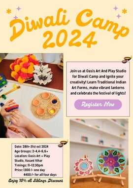 Oasis Art and Play Studio-Diwali Camp 2024