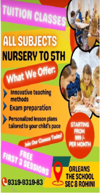 Orleans The School-Tuition Classes