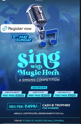Pacific D21 Mall-Sing with Music Horn A Singing Competition