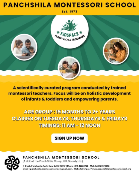 Panchshila Montessori School-Parent and Child Programme
