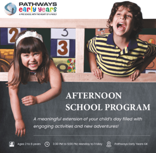 Pathways Early Years-Afternoon School Program