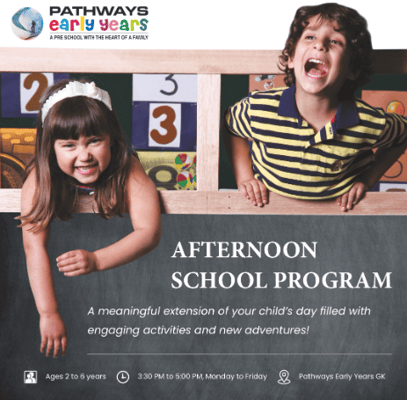 Pathways Early Years-Afternoon School Program