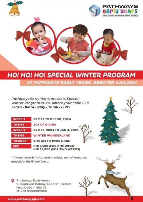 Pathways Early Years-Ho Ho Ho Special winter program theme based
