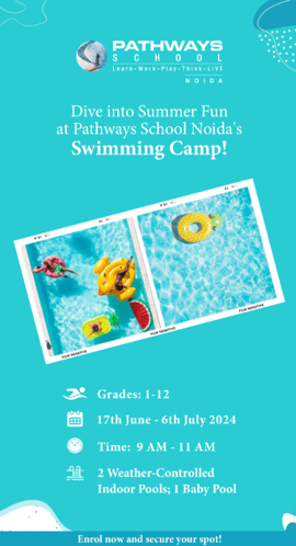 Pathways School-Swimming Camp