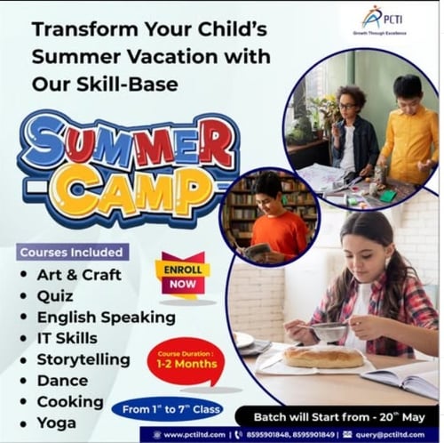 PC Training Institute-Summer Camp For Class 1st to 7th