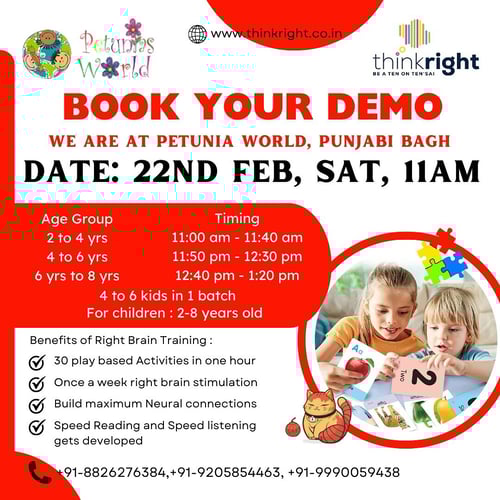 Petunias World-Right Brain Training Demo Class