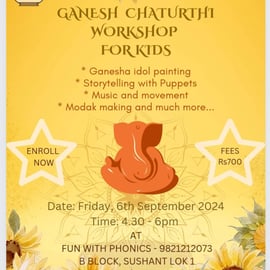 Phonics By Chandrakala Gautam- Ganesh Chaturthi Workshop for kids